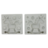 3D Rocking Unicorn Silicone Mold