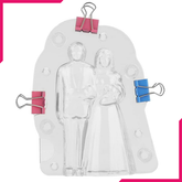 Acrylic Chocolate Bride & Groom Mold