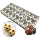 Acrylic Chocolate Mold Football Shaped