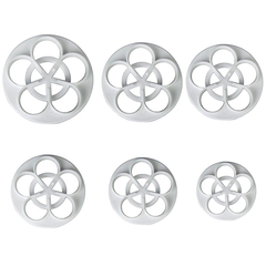 5 Petal Flower Cutter - 6 pcs