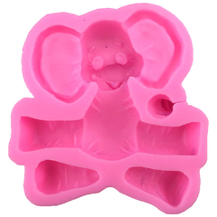 3D Silicone Baby Elephant Fondant Mould