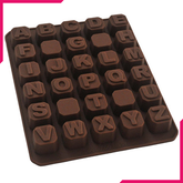 Alphabets Shape Silicone Chocolate Mold