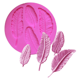 Birds Feathers Silicone Fondant Mold
