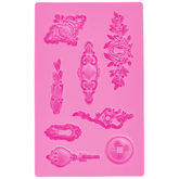 Art Decor Silicone Fondant Mold - Keyholes