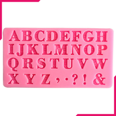 Alphabet & Symbols Silicone Mold
