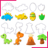 3D Animal Cookie Cutter Set 8Pcs