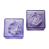 Acrylic Flower Chocolate Mold 2Pcs Set