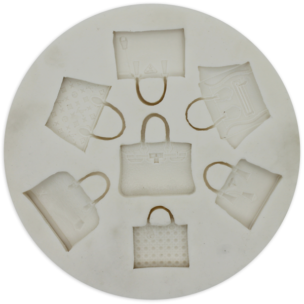 Branded Hand Bags Silicone Mold