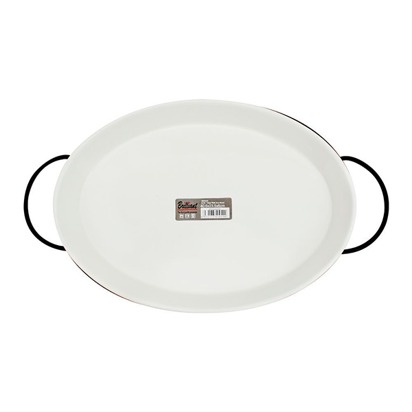 Brilliant 12.75“plate w iron 8c