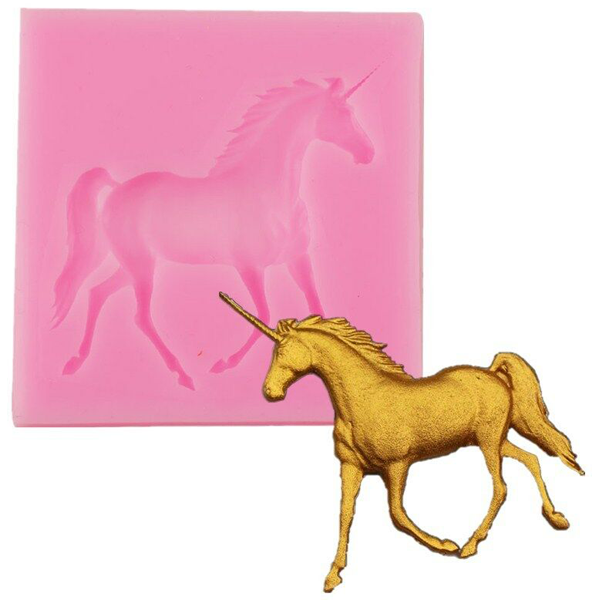 3D Unicorn Silicone Fondant Mold