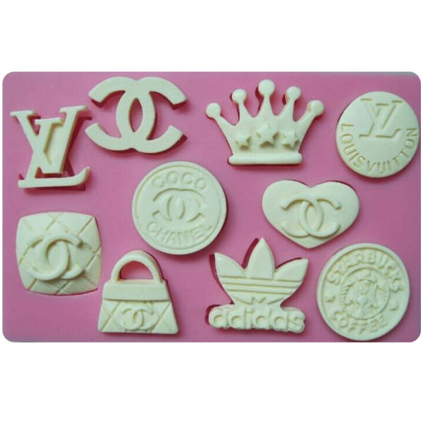 Brand Logo Silicone Fondant Mold