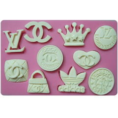 Brand Logo Silicone Fondant Mold
