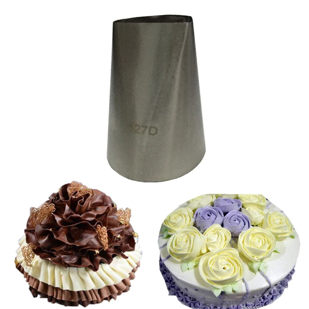 127D Large Size Flower Petal Icing Nozzle Stainless Steel