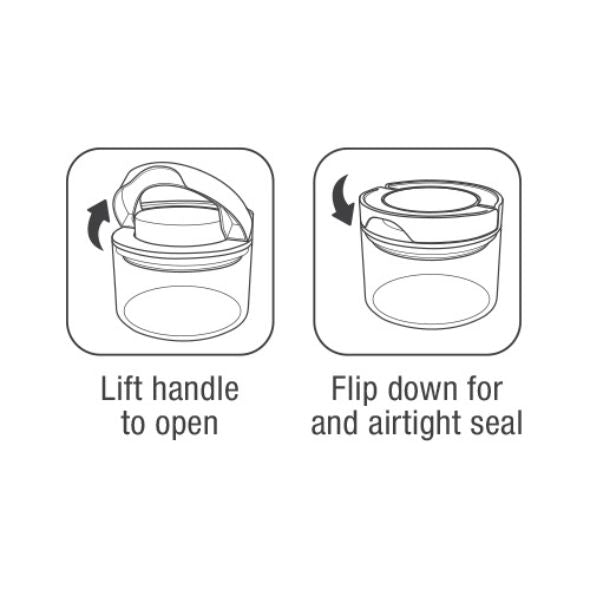 Acrylic Airtight Canister