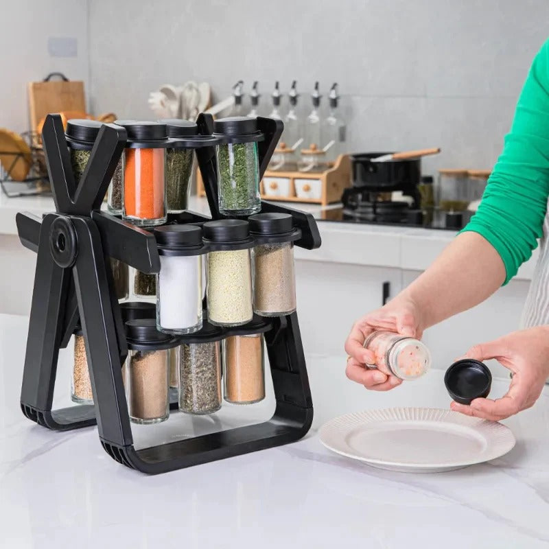 18 Jar Rotating Spice Organiser