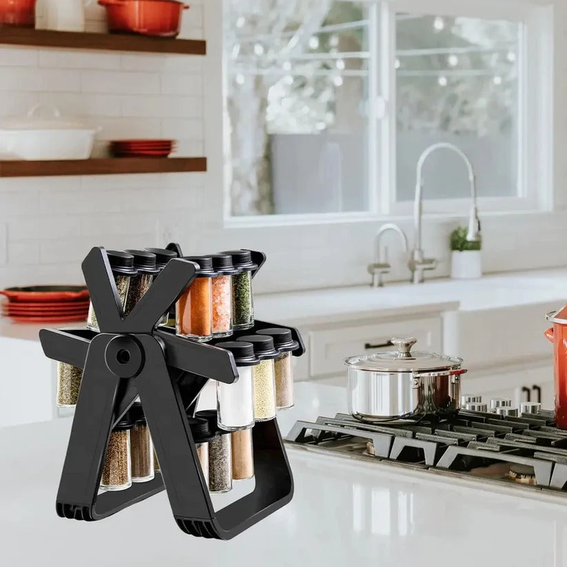 18 Jar Rotating Spice Organiser