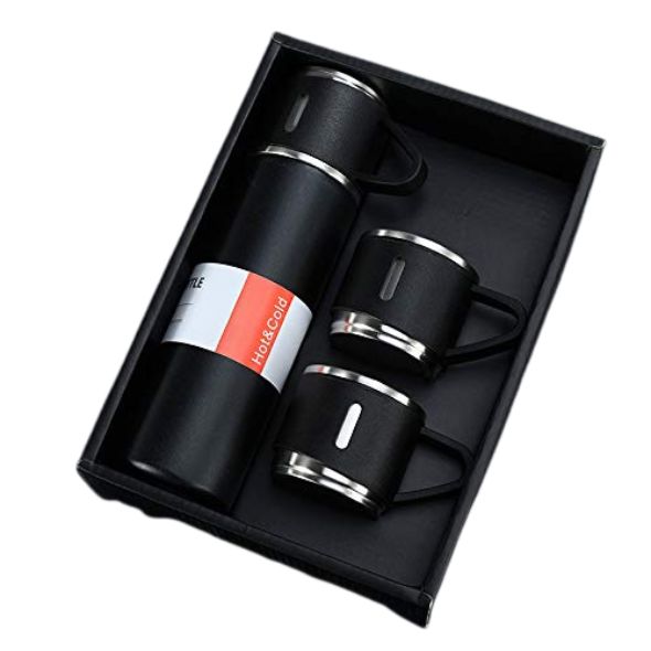 3 in 1 Vaccum Insulated Thermo Flask Set