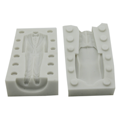 3D Man Suit Evening Dress Silicone Mold