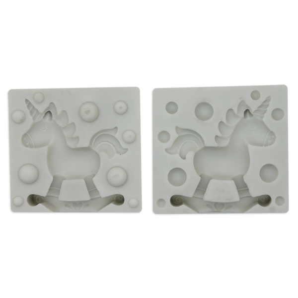 3D Rocking Unicorn Silicone Mold