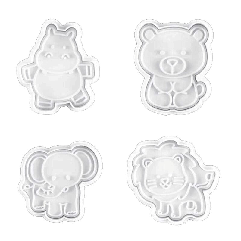 Animal Fondant Cutter 4Pcs Set
