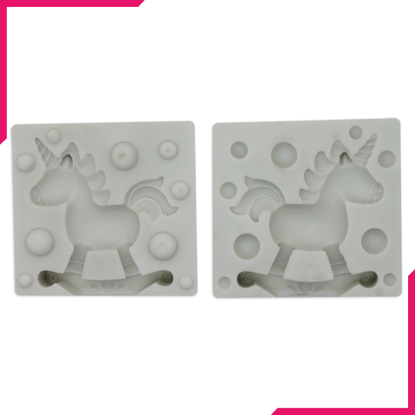 3D Rocking Unicorn Silicone Mold