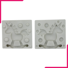 3D Rocking Unicorn Silicone Mold