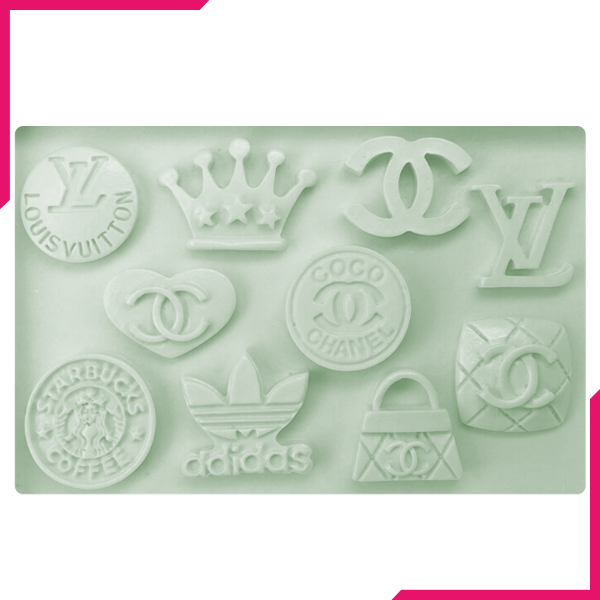 Brand Logo Silicone Fondant Mold