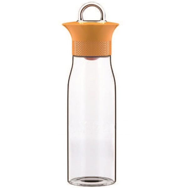 Brilliant Glassware Carafe Bottle Orange