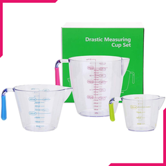 3pcs Plastic Measuring Cup