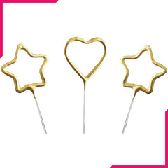 Birthday Candles Stars & Heart