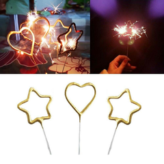 Birthday Candles Stars & Heart