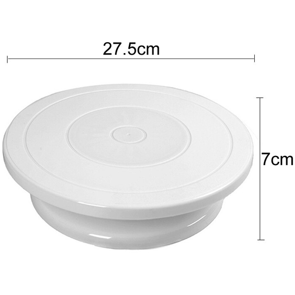 Cake Decorating Turntable White