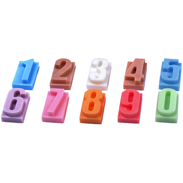 0-9 Numbers Silicone Chocolate Mold