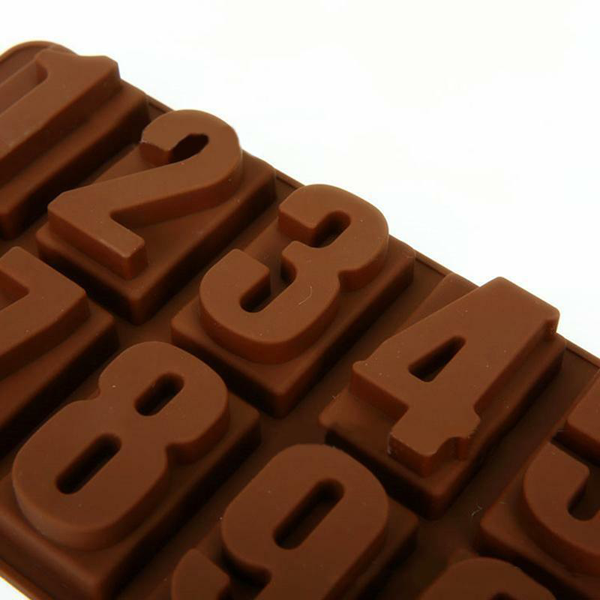 0-9 Numbers Silicone Chocolate Mold