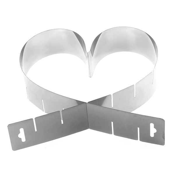 Adjustable Heart Cake Setting Frame
