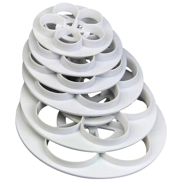 5 Petal Flower Cutter - 6 pcs