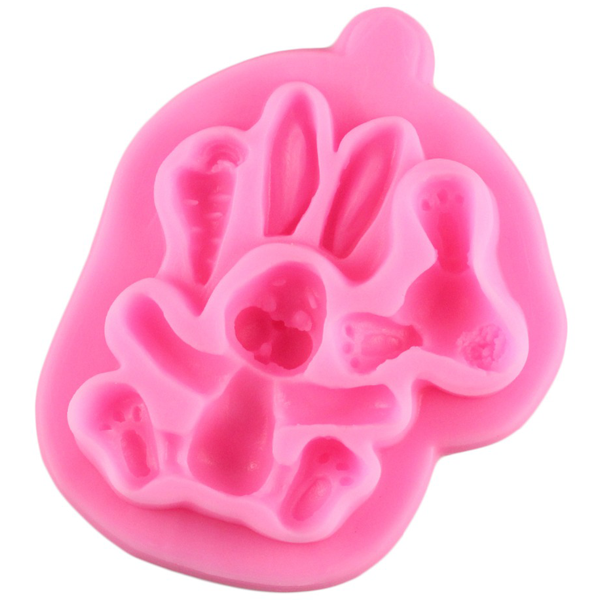 3D Silicone Baby Rabbit Fondant Mould