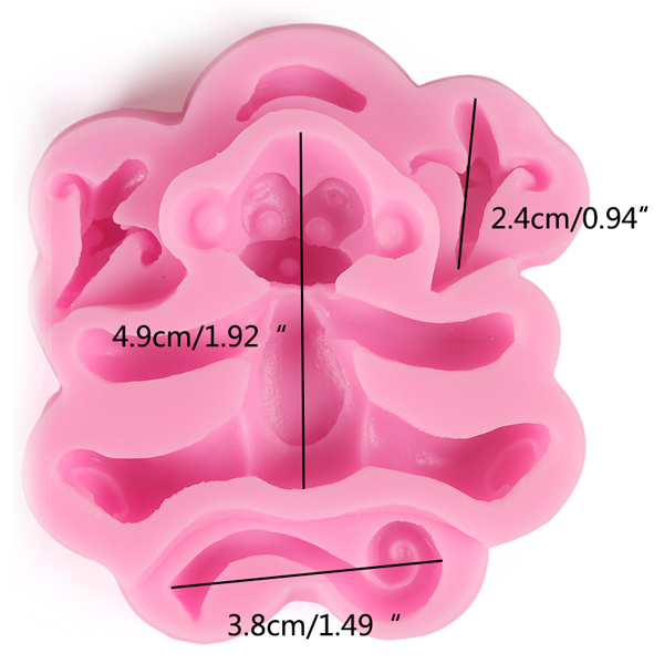 3D Silicone Baby Monkey Fondant Mould