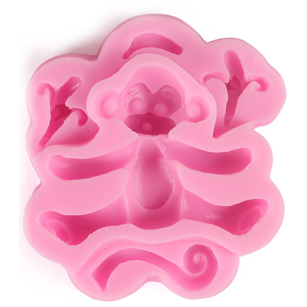 3D Silicone Baby Monkey Fondant Mould