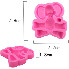 3D Silicone Baby Elephant Fondant Mould