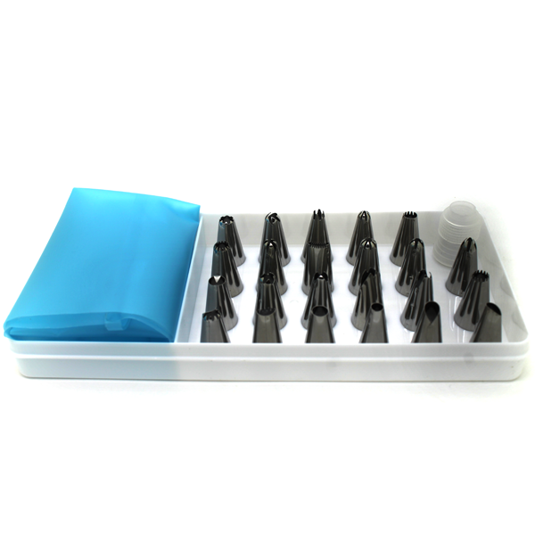 23 Nozzle/tip Set with Coupler and Piping Bag