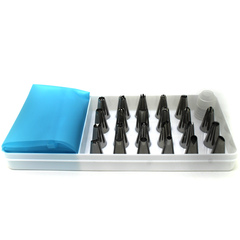 23 Nozzle/tip Set with Coupler and Piping Bag
