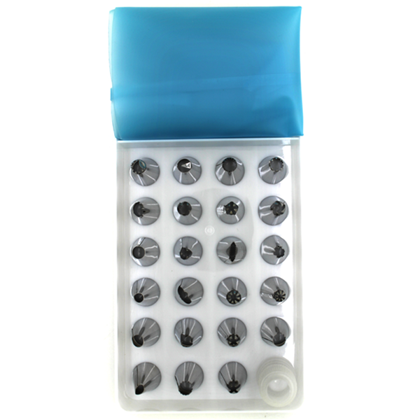 23 Nozzle/tip Set with Coupler and Piping Bag