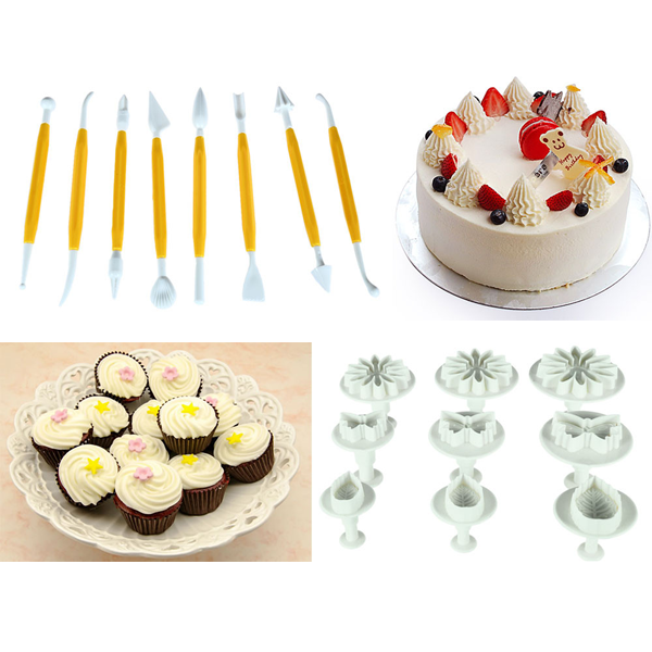 46pcs Pastry, Fondant & Cake Tools Set 2