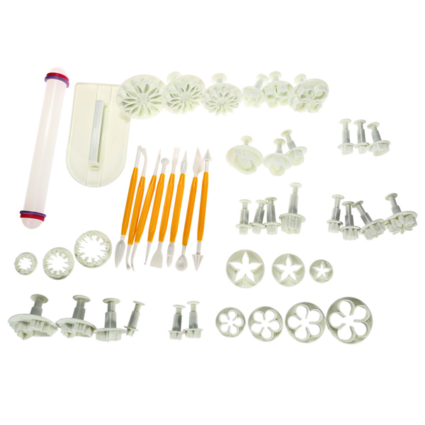 46pcs Pastry, Fondant & Cake Tools Set 2