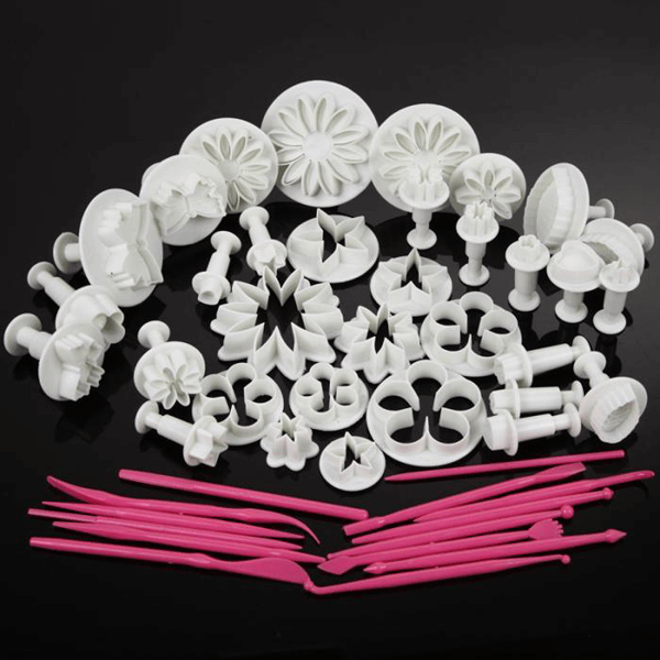 47 pcs Pastry, Fondant & Cake Tools Set