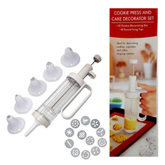 2 in 1 Cookie Press And Cake Decorating Set