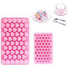 55 Mini Hearts Silicone Decoration Mold