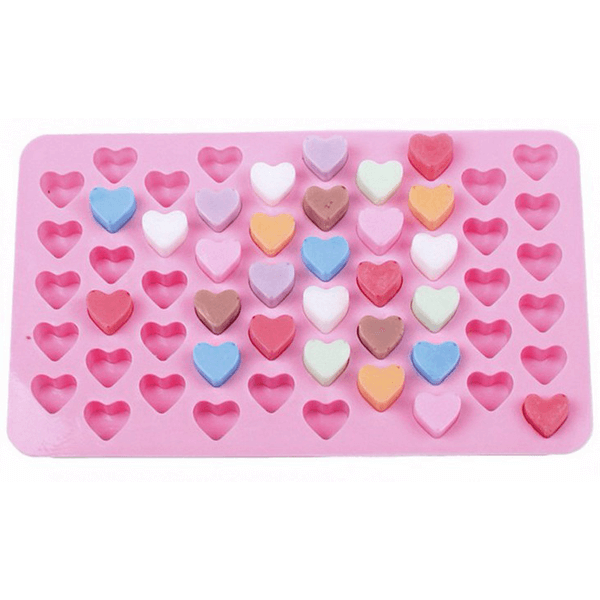 55 Mini Hearts Silicone Decoration Mold