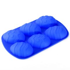 6 Easter Eggs Fondant Silicone Cake Decoration Mold